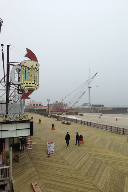 Jersey Shore boardwalk